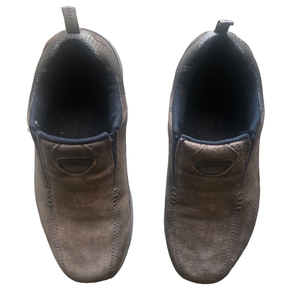 Mens NEW BALANCE Rock & Tone 1755 V1 Brown Laceless Slip On Walking Shoes